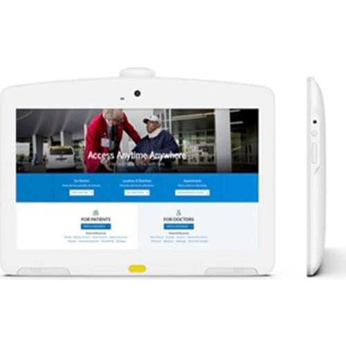 13.3 inch white Android POE tablet ideal for hospital interactive display, self-service kiosk with FHD IPS 10 point Touch screen
