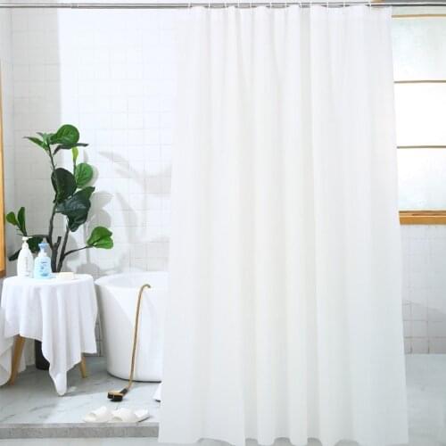 Thick Bath Curtain Waterproof Shower Curtains Multi-Color Mildew Proof Bath Curtains For Bathroom Shower Partition Home Products