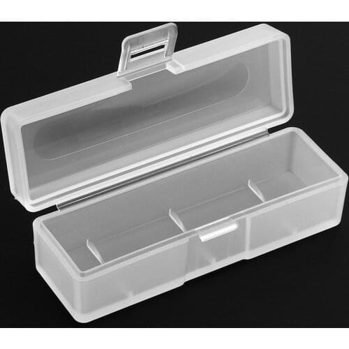 Portable Plastic Lithium Battery Box Case Holder with Protective and Storage Function for 18650 Battery Container