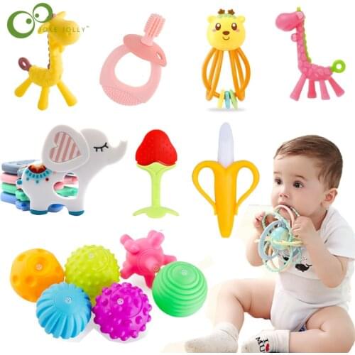 Educational Toys For Babies Baby Toys 0 12 Months Rattles Bell Teethers For Teeth Newborn Baby Ball Develop Infant Toys Gift YJN