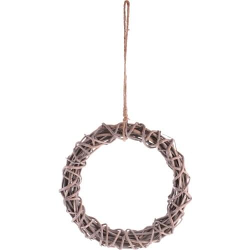 Shabby Chic Wicker Wedding Decoration Wall Hanging Ornament Round/Heart/Star