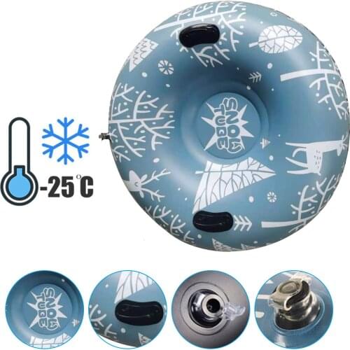 Snow Tube Winter Snow Toy Inflatable Ski Circle Heavy Floated Skiing Board PVC Durable Outdoor Snow Tube Sleds Skiing Accessorie
