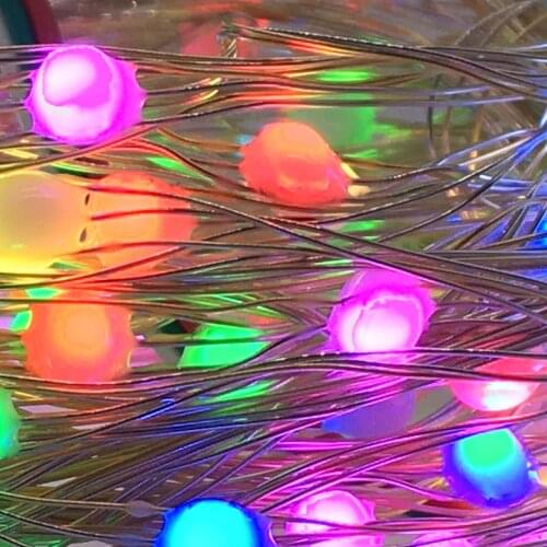USB SK6812 LED Decorative Light String For Bedroom WS2812B RGB LED Lights Bluetooth Full Color Addressable Individually DC5V