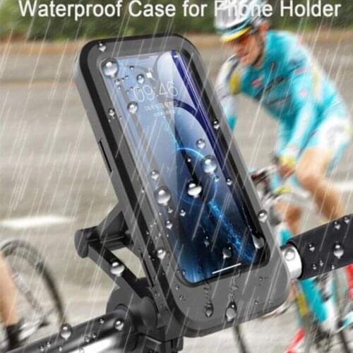 Bicycle Riding Waterproof Mobile Phone Holder IPX4 Motorcycle Electric Vehicle Mobile Phone Magnetic Stand HL-69
