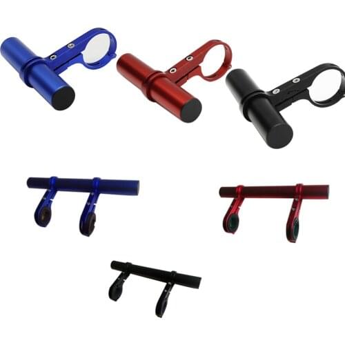 Bike Aluminum Alloy Extension Cycling Handlebar Mountainbike Bicycle Phone Flashlight Holder Handle Bar Extender