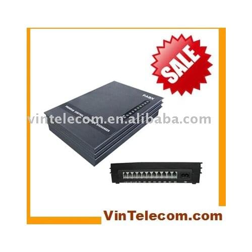 High quality VinTelecom SV308 telephone system 3 in and 8 out office phone system / Mini PABX / PBX - Hote sell