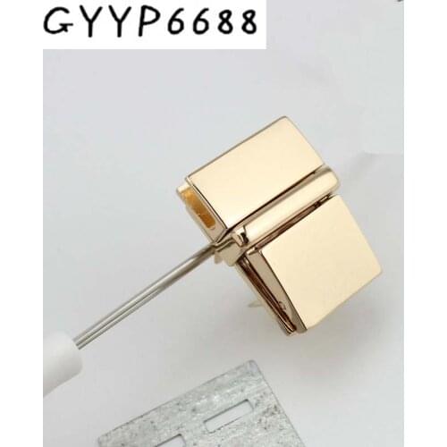 15set 37*25mm high quality Fashion pressed lock briefcase lock genuine leather bag making square lock Hardware Accessories 5sets