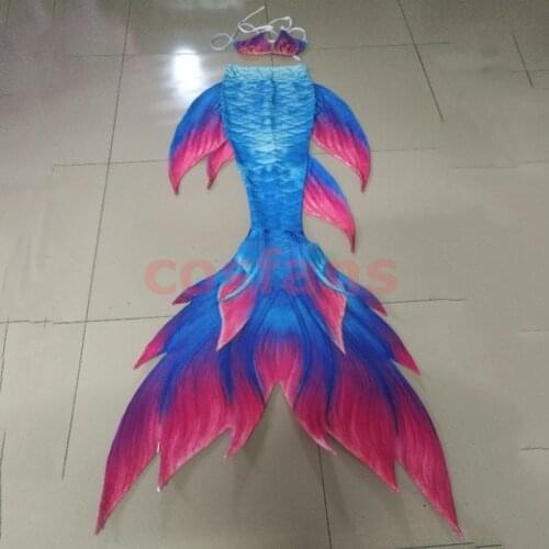 2020 New Mermaid Tails for Swimming Adults Child Girls Party Cosplay Mermaid Swimwear Tails Swimsuit with Monofin