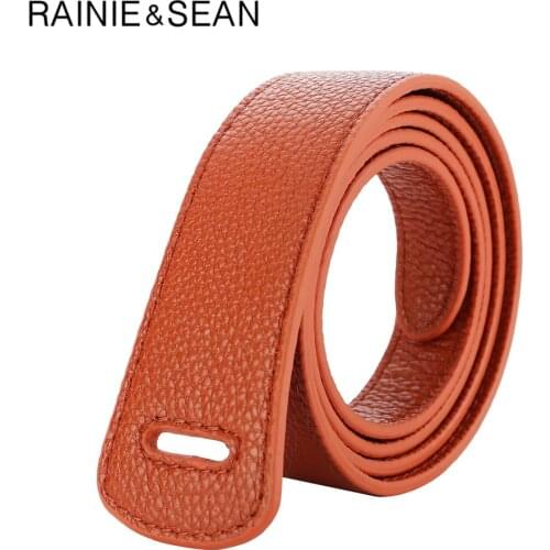RAINIE SEAN First Layer Cowskin Women Belt Self Tie Genuine Leather Ladies Wide Belts for Dresses Knot Solid Red Female Corset