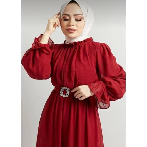 Womens stone arched dress muslim fashion islamic clothing