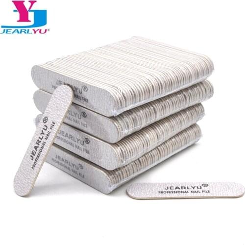 200 PCS MINI Wooden File Professional Nail Files Washable Nail Buffer Block Manicurre Files 180 240 Lime Pedicure Sanding Tools