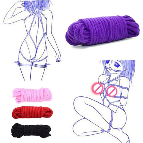 5/10M Thicken Cotton Bondage Restraint Rope Slave Sex Toys For Couples Adult Games Bdsm Sexyshop Acessorios Eroticos Shibari