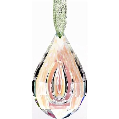 Top Quality 50pcs 76x47mm Gorgeous Glass crystal pendants chandeliers(Free rings)Rainbow Color Suncatcher lamp prisms Decoration