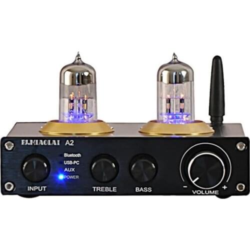 A2 6N3 tube preamplifier, Bluetooth 5.0 audio receiver, high bass computer USB external sound card