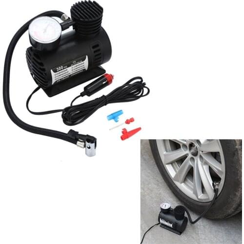CARPRIE Car Inflatable Pump 12V Portable Mini Air Compressor 300 PSI Car Van Bike Tyre Inflator mar14