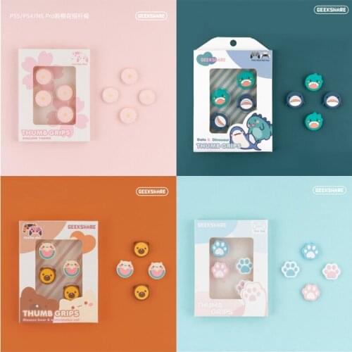 Sakura Thumb Stick Grip Cap Joystick Cover For Sony Playstation 5/4/3 PS5/PS4/PS3/Xbox 360/Switch Pro Controller Thumbstick Case