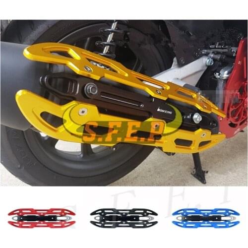 CNC Aluminum Motorcycle Heat Shield Exhaust Pipe Muffler Cover Protector For Honda PCX 125 PCX 150