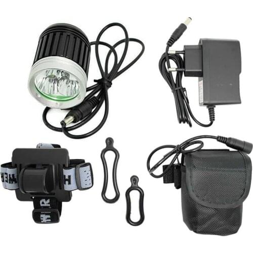 Wasafire Bicycle Lamp 3*T6 LED Cycling farol bike Light Front light Camping Headlight +9600mAh Battery +Headband farol bike