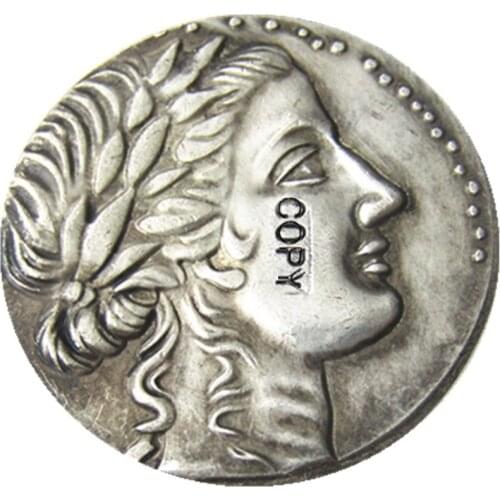 G(43)IONIA. Miletus. Ca. 170-160 BC. AR tetradrachm Silver Plated Copy Coin