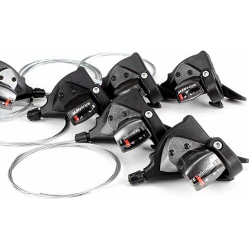 Bicycle MTB Mountain Shifters SL 3 X 7/8/9/10/11Speed Shift Lever With Shift Inner Cables