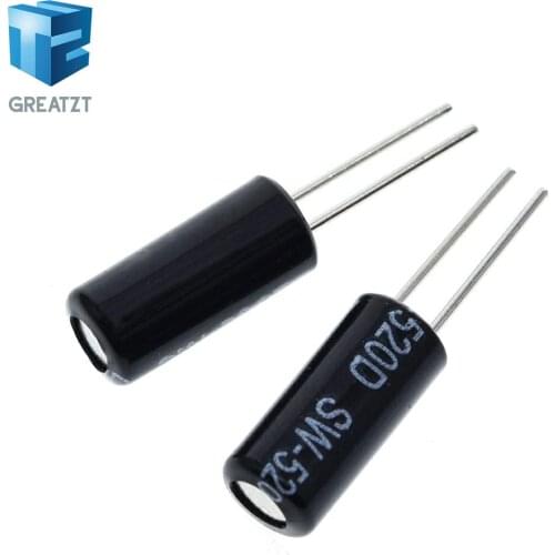 GREATZT 10pcs SW-520D Highly Sensitive SW-520D Metal Ball Angle Tilt Shaking Switch Vibration switch For arduino