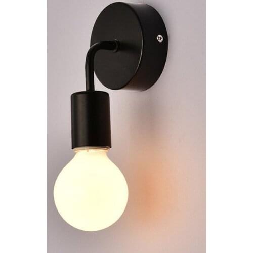 Creative loft simple elbow small wall lamp fashion iron leisure bar Cafe Restaurant personalized wall lamp lighting