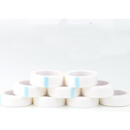 1Roll Eyelash Extension Tape Breathable Easy To Tear Medical Silk Paper Under Eye Patches For Eyelash Cosmetic Make Up Tools