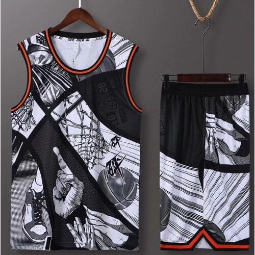Customizable Men Women Basketball Jersey Sets Sport Kit Clothing Breathable Basketball Jersey Sleeveless Shirts Shorts Suit
