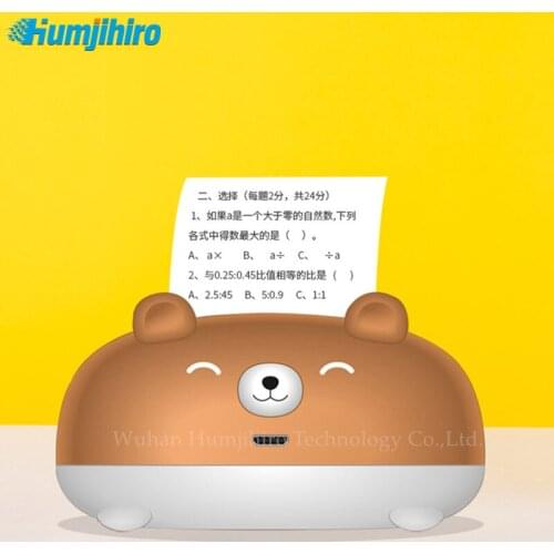 Portable Bluetooth Thermal Pocket Printer Pocket Mini Photo Printer Picture Memo Barcode Wrong Question Printer impresora