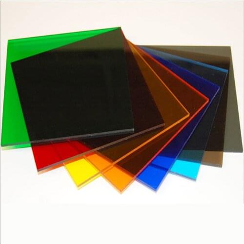 1pcs A4 3mm Thickness Transparent Acrylic Plexiglass Tinted Sheets /Plexiglass Plate / Acrylic Plate Black / White / Red / Green