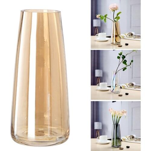 Aurora Symphony Glass Vases Transparent Flower Arrangement For Desktop Decoration Symphony Transparent Glass Vase Glass Bottle W