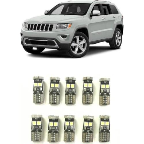 Canbus w5w Led interior lights For jeep renegade wrangler grand cherokee 3 4 mk2 CHEROKEE kj kl xj COMMANDER XK XH COMPASS MK49