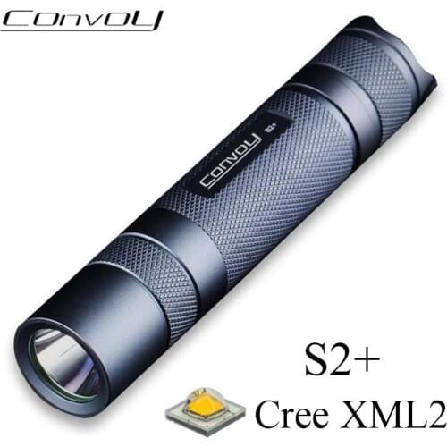 Convoy S2 Plus with Cree XML2 Led Flashlight Torch Camping Fishing Linterna Work Latarka Portable EDC Flash Light Bicyble Lamp