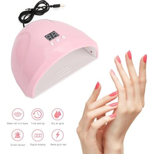 2020 36W Nail Dryer UV Lamp Nail LED UV Lamp 12 Leds Beads Lcd Display Fast Drying All Gels Nail Art Manicure Manicure Tool