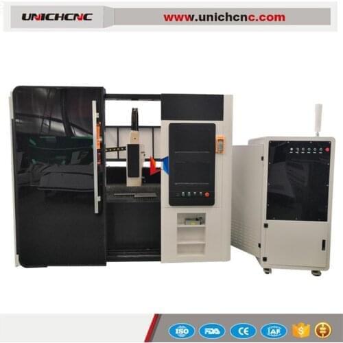 Coverd type Fiber laser cutting machine for metal plate and pipe