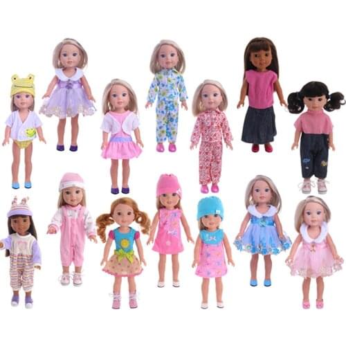 15 Cute Doll Costumes For 14.5-inch American Costume Doll Children’s Toys, The Best Christmas Gift For A Generation Of Girls
