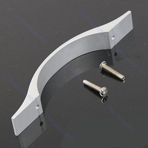 3Set/Lot Zinc-Alloy Silver Cupboard Drawer Cabinet Bathroom Kitchen Cupboard Drawer Door Knob Handle Grip