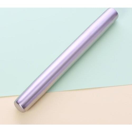 30CM Stainless Rolling Pin Non Stick Baking Roller Dough Pastry Pizza Pasta Maker Home Bakery Baking Gadgets Kitchenware Gift