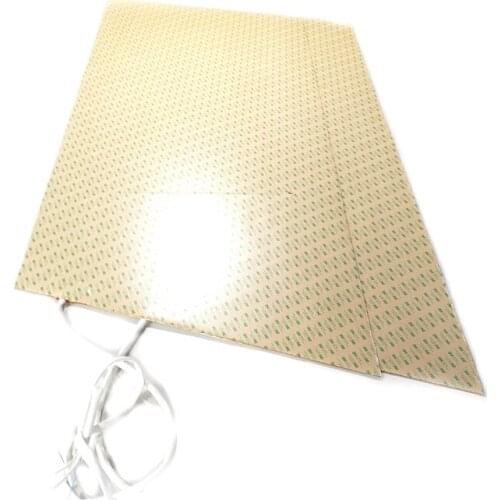 380V 8500W 830*1650*1.5mm Silicone Pad Heater for machine adhesive 2 side 2000mm lead wire