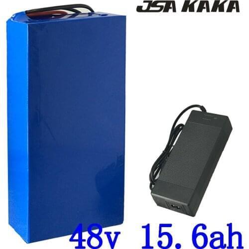 48V Battery 48V 10Ah 13Ah 15Ah Electric Bike battery 48V Lithium Battery for 48V 500W 750W 1000W Motor with 30A BMS+2A Charger