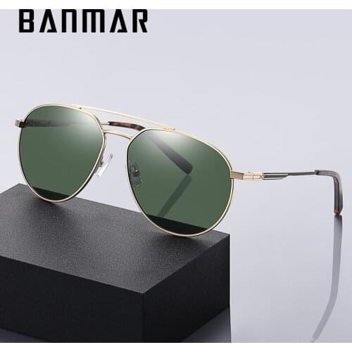 BANMAR Classic Fashion Polarized Sunglasses Brand Designer Men Women Square Driving Sun Glasses Male Sport UV400 Gafas De Sol