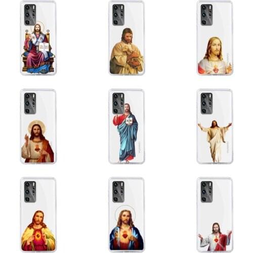 Faith Christian Religious Jesus Phone Case For Huawei P40 P30 P20 Mate Honor 10i 30 20 i 10 40 8x 9x Pro Lite Transparent Cover