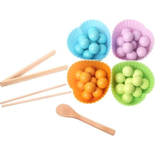 Kids Focus Practice Chopstick Spoon Training Math Start Learning Toys Gift