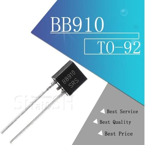 20pcs/lot BB910 910 TO-92 910 TO92S varactor diode new original