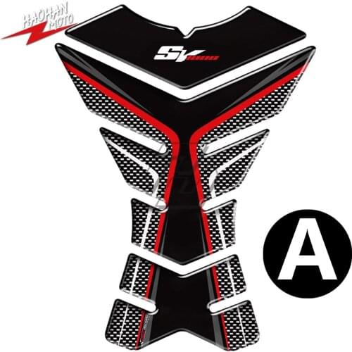 For Suzuki SV1000 SV 1000 Tankpad 3D Motorcycle Tank Pad Protector Decals