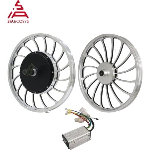 QSMOTOR 20X2.125inch 1000W 205 V2 Electric Bike Cast Wheel Hub Motor With KLS4812S For Electric Bicycles Solar Tricycle