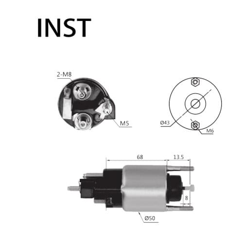 ELECTROMAGNETIC SWTICH SOLENOID FOR 12V 1.7KW 428000-5510 3708
