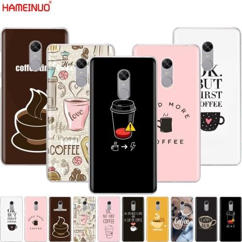 HAMEINUO coffee time Pink Cover phone Case for Xiaomi redmi 5 4 1 1s 2 3 3s pro PLUS redmi note 4 4X 4A 5A