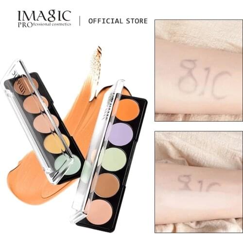 IMAGIC Full Cover Pro Makeup Concealer Cream Face Cover Contour Makeup Facial Natural Cosmetic