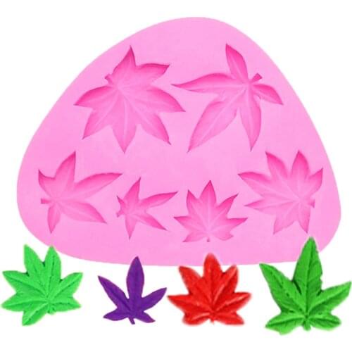 Maple Leaf Chocolate Mould Cake Decoration DIY Resin Mould Sugar Craft Mould Fudge Cake Decoration Tool